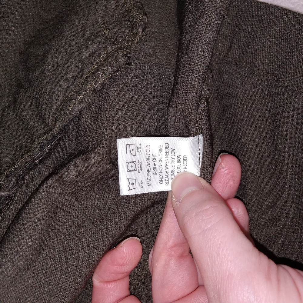 Eden Society Laysha Cargo Jacket Women Size Small Olive Military Utility - Picture 12 of 12